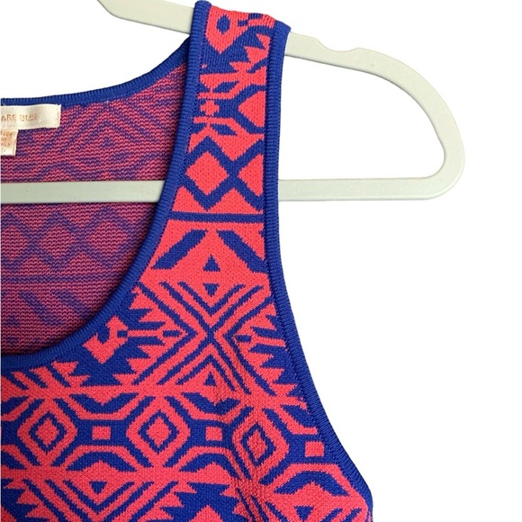 Anthropologie Skies Are Blue women’s blue tank dress size Large Petite boho - Picture 5 of 13